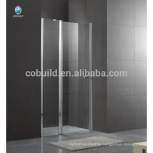 K-536 Foshan latest design shower room hinge door with 6mm 8mm clear glass simple design glass shower room
